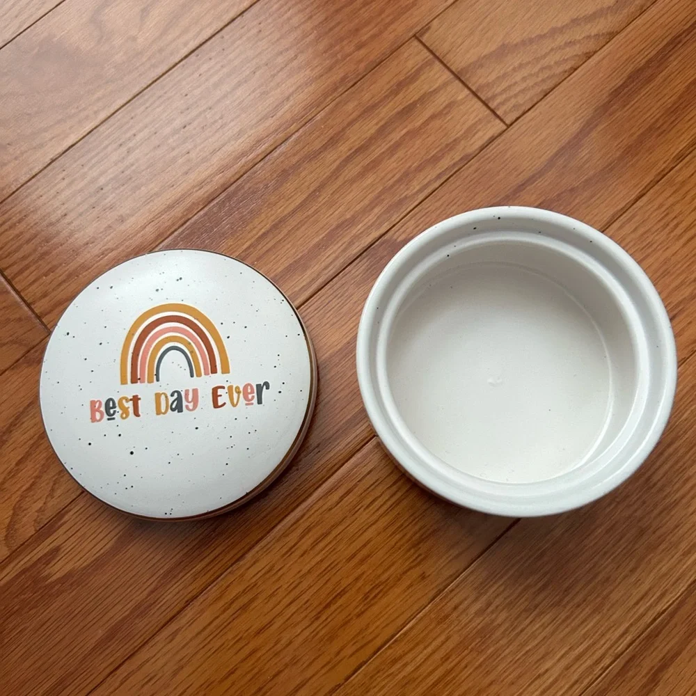 FREE w/ bundle NWOT Best Day Ever Trinket Jar